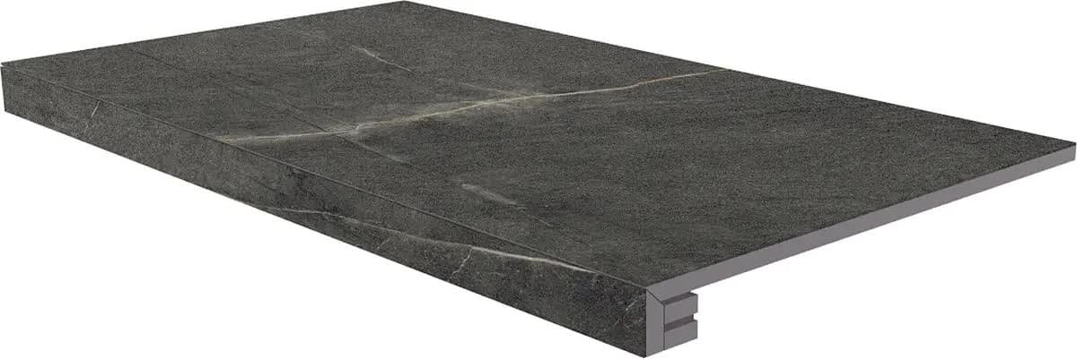 Del Conca Gardena Hgr8 Gradone Nero Lineare Rett Hard 33x60