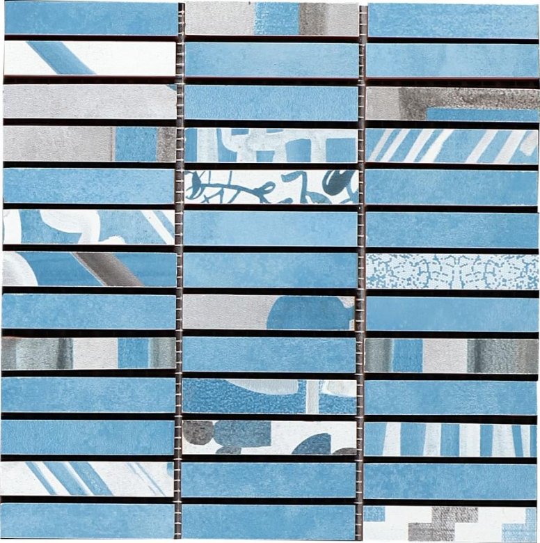 Del Conca Portland Mosaico Portland Blu 20x20