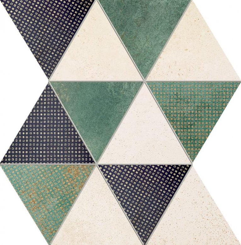 Domino Ceramika Margot Green Mosaico 25.8x32.8