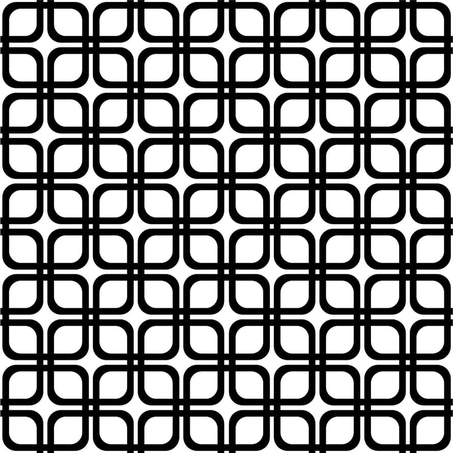 Dune Black And White Yang 20x20