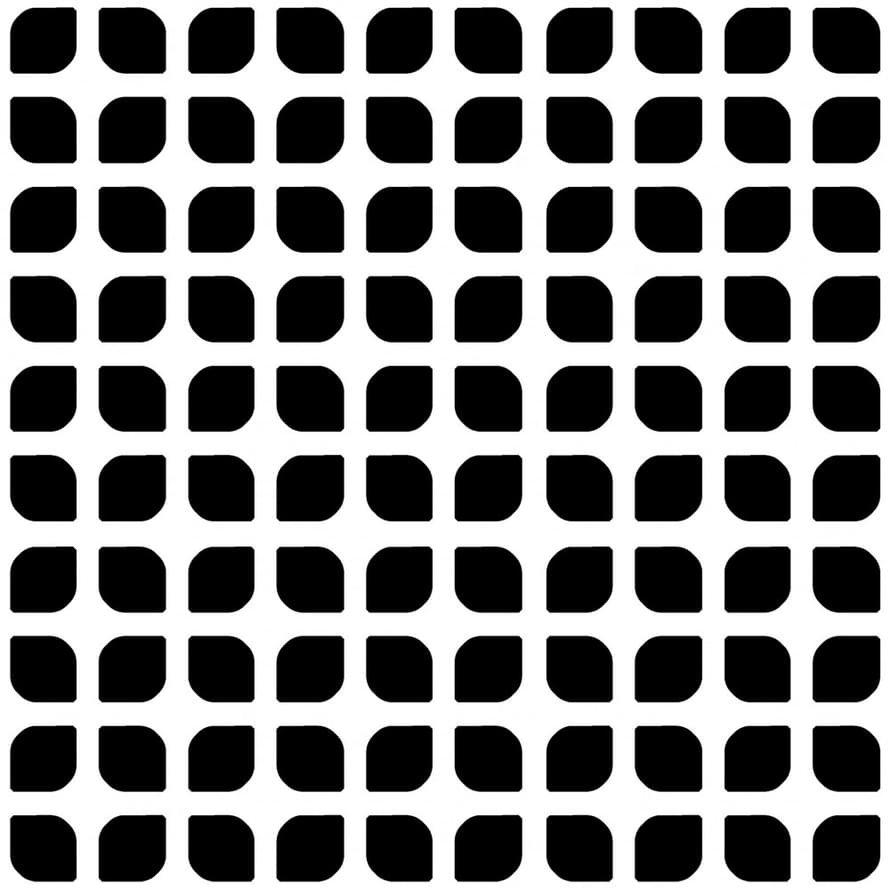 Dune Black And White Yin 20x20