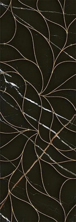 Eletto Black And Gold Struttura Decor 24.2x70