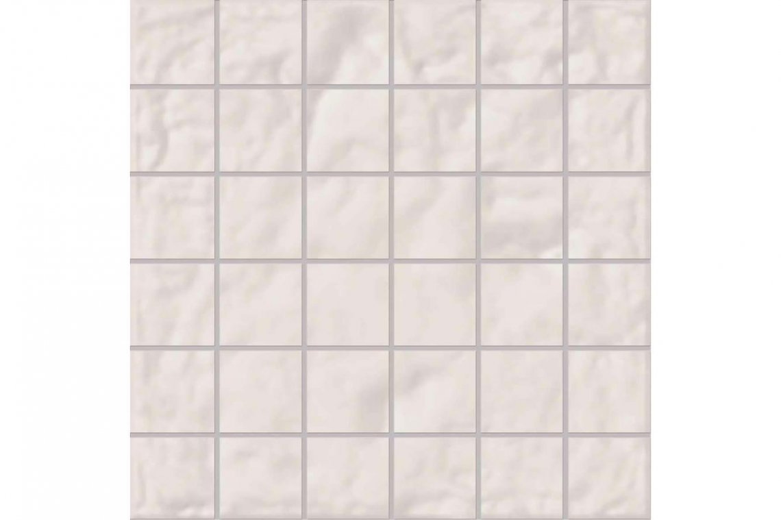 Emil Ceramica Forme Mosaico 5X5 Bianco Assoluto Silktech 30x30