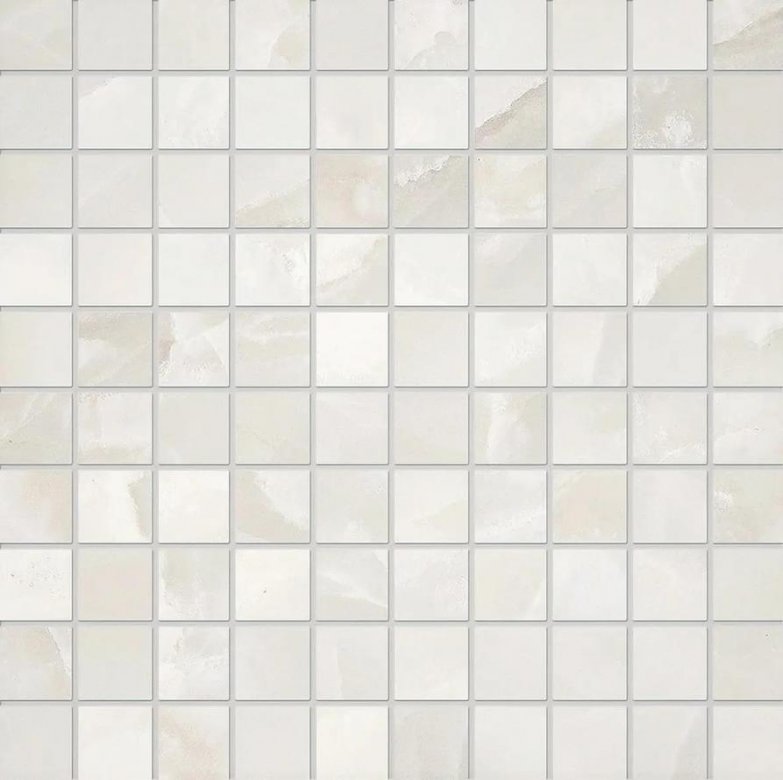 Emil Ceramica Tele Di Marmo Onyx Mosaico 3x3 Ivory Lappato 30x30