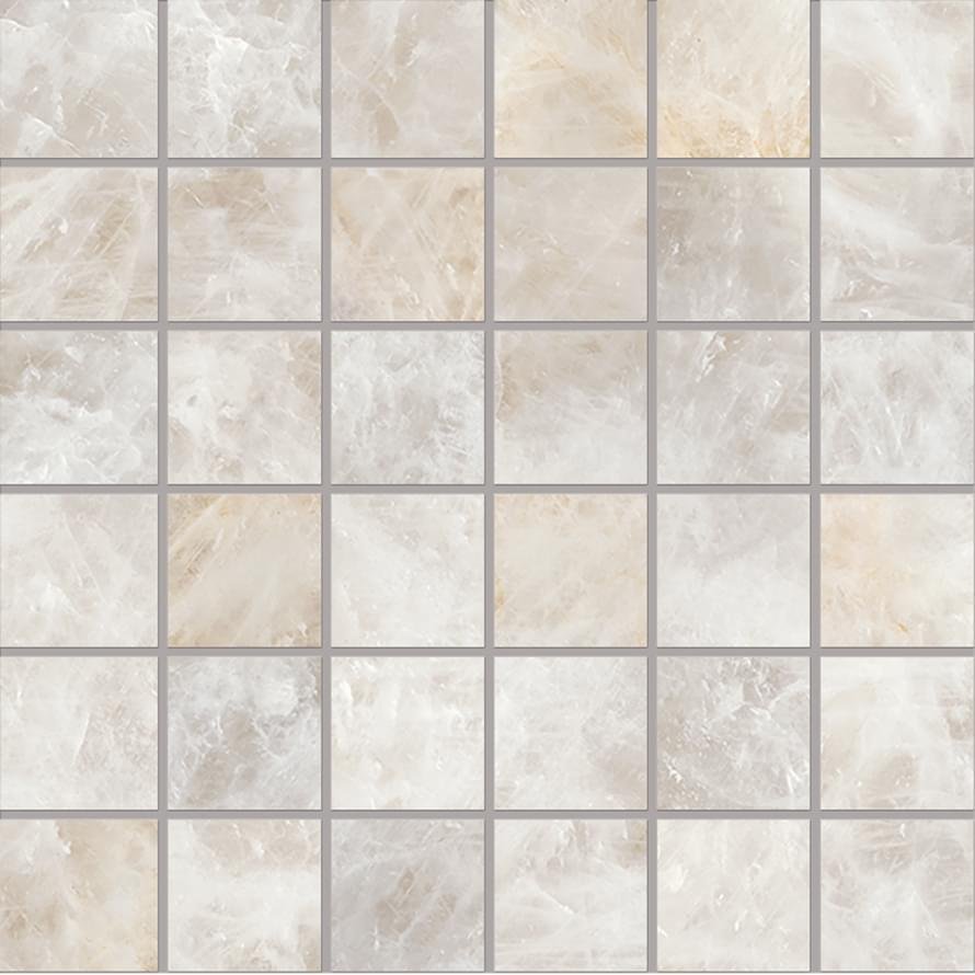 Emil Ceramica Tele Di Marmo Precious Mosaico 5x5 Crystal Ambra Lappato 30x30