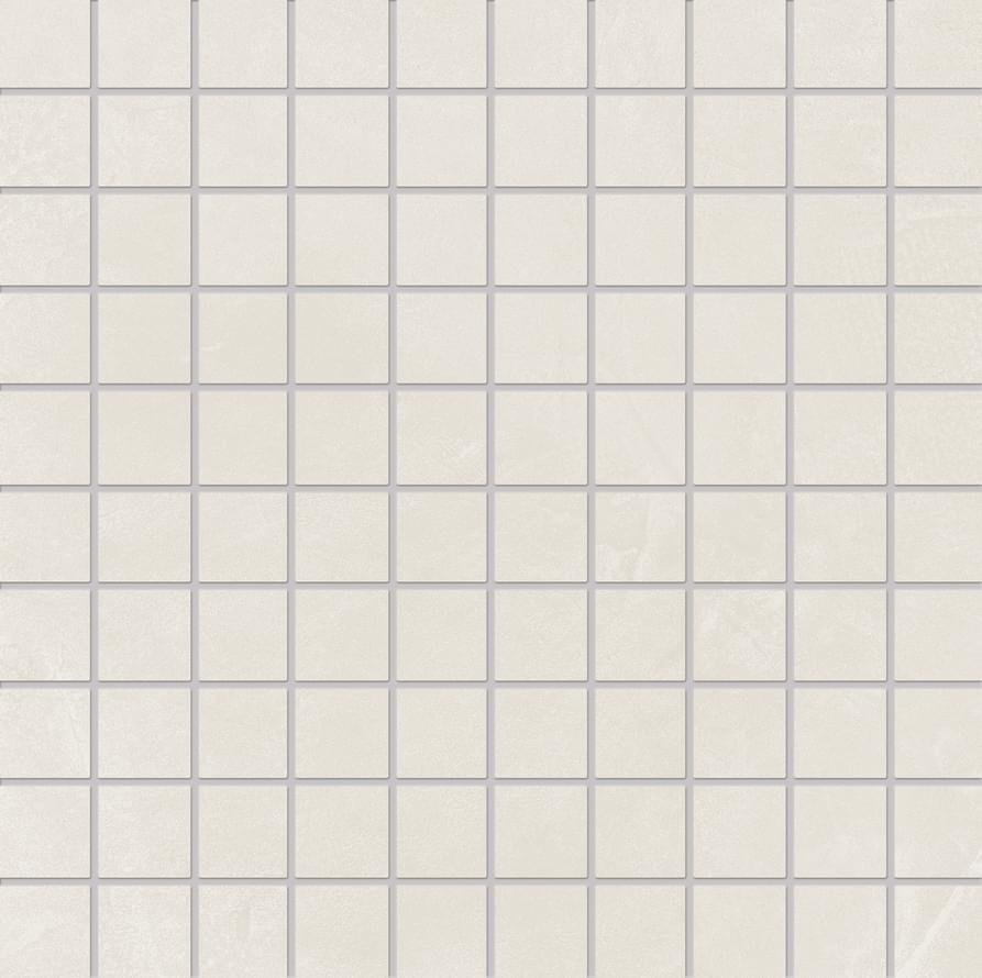 Emil Ceramica Totalook Mosaico 3x3 Bianco Naturale 6.5Mm 30x30