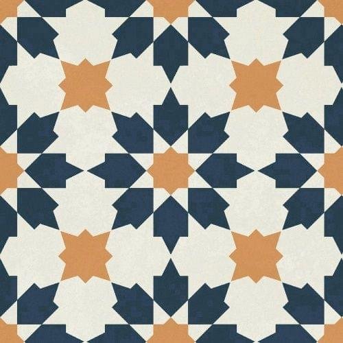 Ennface Pattern Maraya Blue 20x20