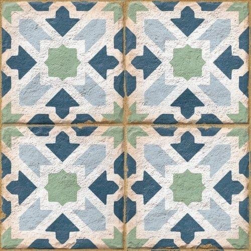 Ennface Pattern Morocco Cobalt 20x20