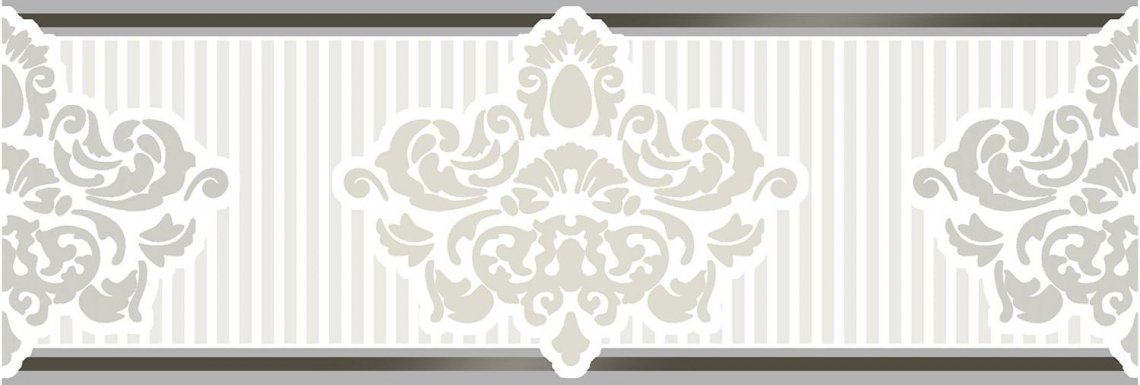 Eurotile Valentino Бордюр 906 9x29.5