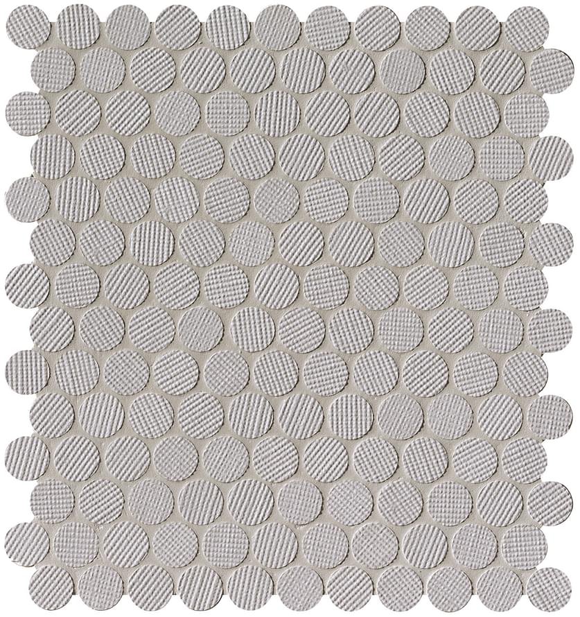 Fap Milano And Wall Grigio Round Mosaic Ø 2 29.5x32.5