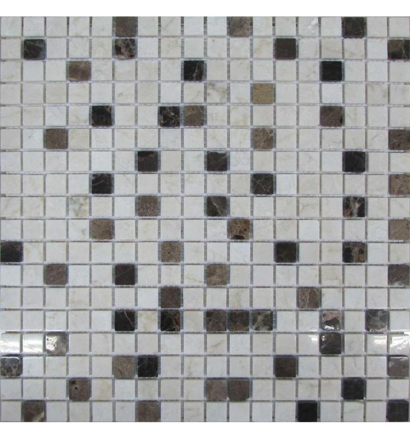 FK Marble Mix Mosaic Coffee 15-4P 30.5x30.5