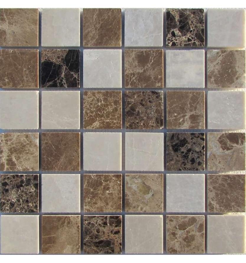 FK Marble Mix Mosaic Emperador 48-8P 30.5x30.5