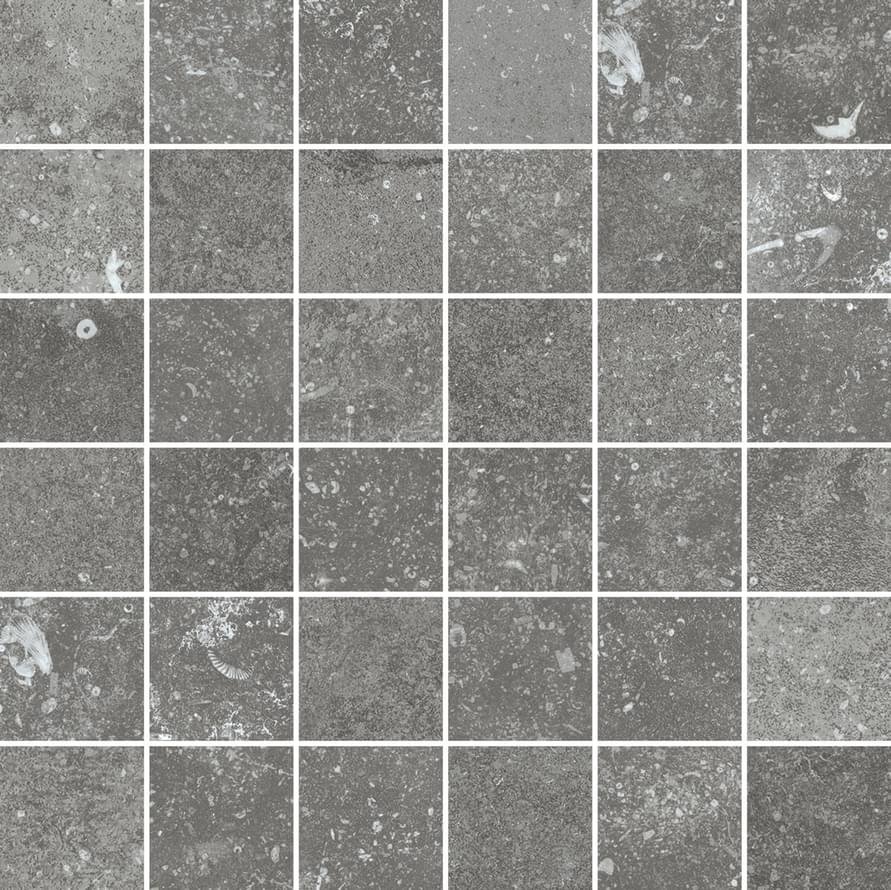 Flaviker Nordik Stone Mosaico Grey Ret 30x30