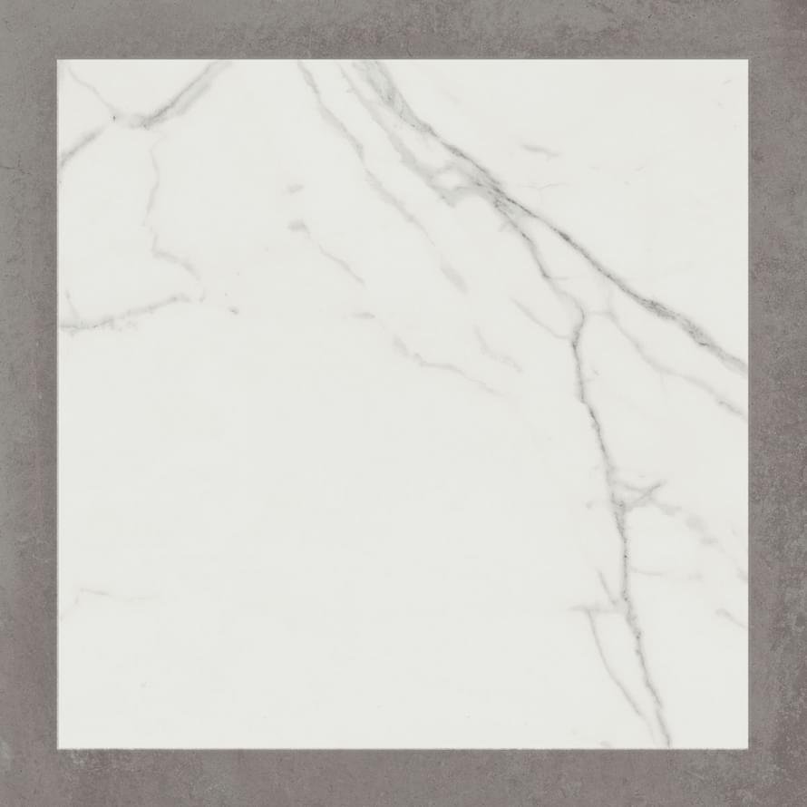 Flaviker Supreme Frame Royal Statuario-Backstage Ash Rett 60x60