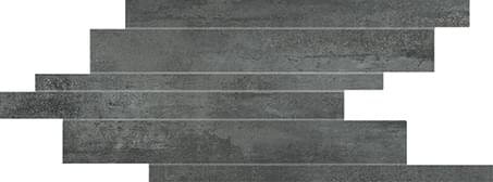 Floor Gres Rawtech Coal Naturale Modulo Listello Sfalsato 21x40