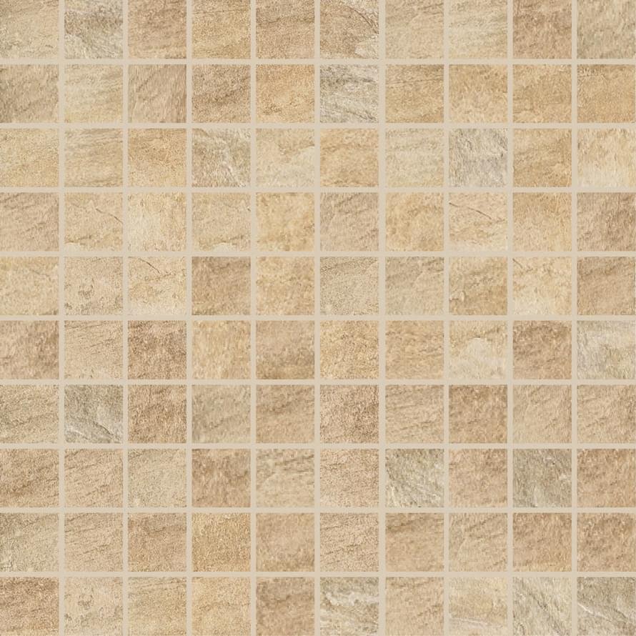 Floor Gres Walks 1.0 Beige Mosaico 3x3 30x30