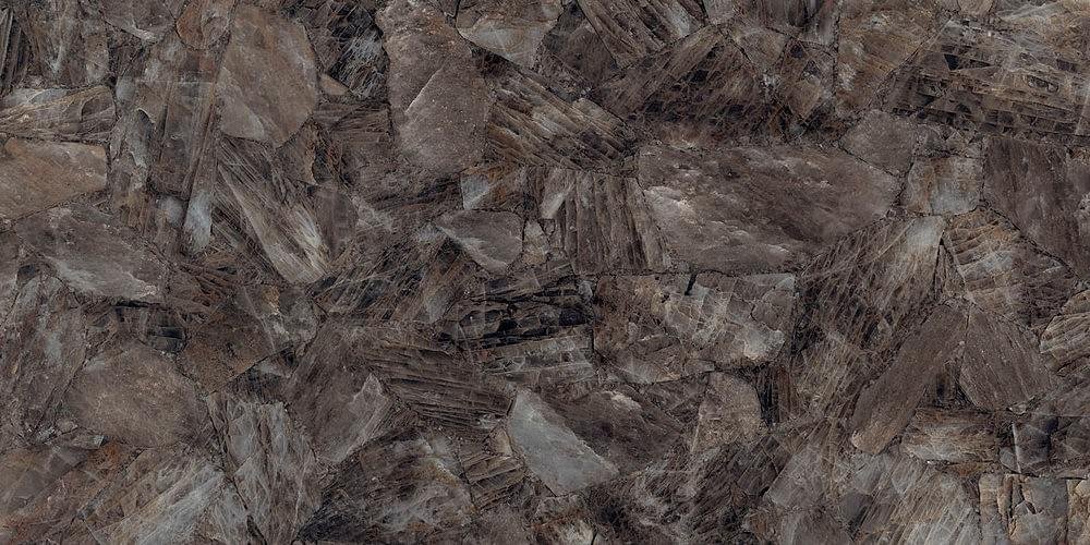 Graniti Fiandre Rock Salt Maximum Brown Lucidato 75x150