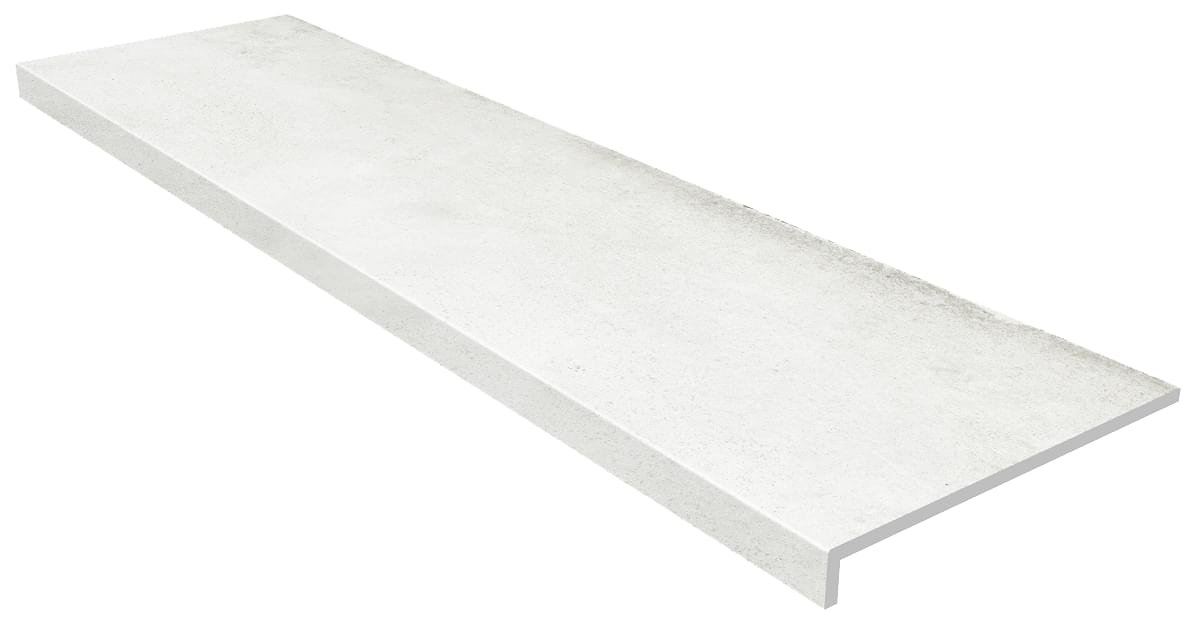 Gres De Aragon Urban Antislip Ступень Фронтальная Blanco Smooth 33x120