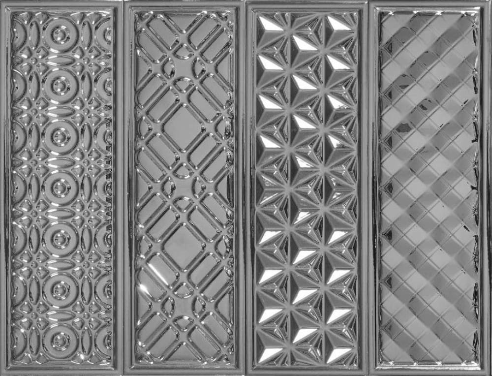 Heralgi Garden Dec Geometry PVD Plata 10x30