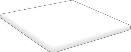 Italon Magnetique Gradone Ang. Mineral White 33x33