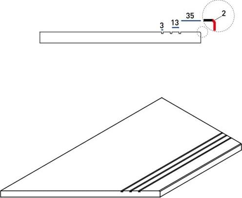 Italon Nl Wood Pepper Bordo Grip Sx 30x60