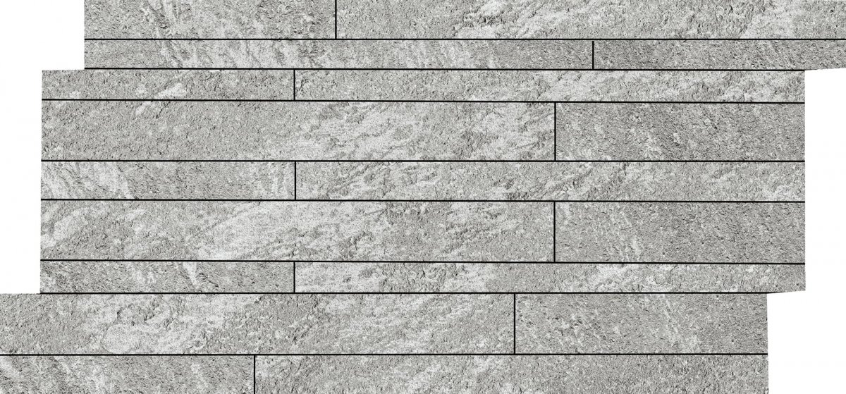 Keope Aran Grey Mosaico Multispessore R10 30x60