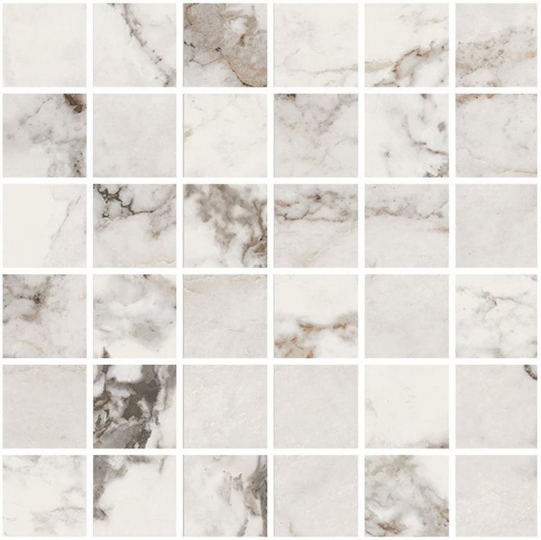 Keope Interno4 Breccia Tortona Mosaico 30x30