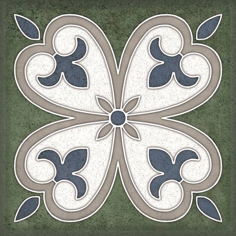 Керлайф Smalto Decor 4 Verde 15x15