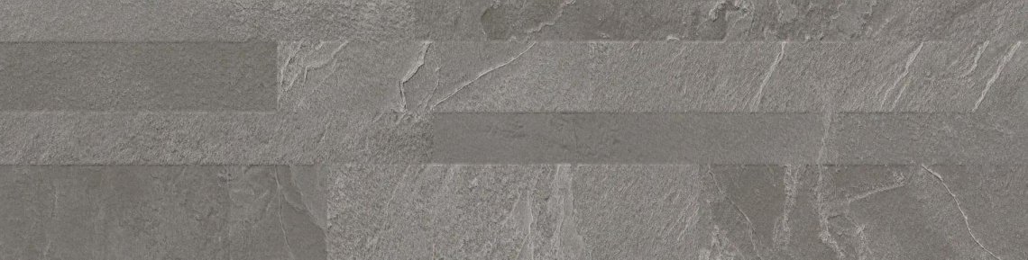 La Fabbrica Ardesia Cenere Muretto 3D 15x61