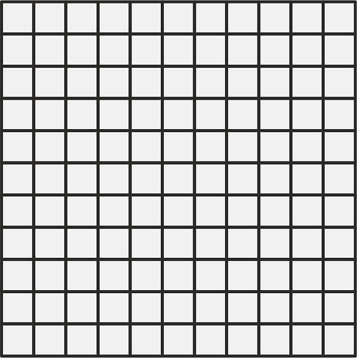 La Fabbrica Artile Mosaico Black Gold Nat Rett 30x30