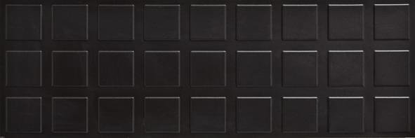 Land Gallery Slim Black Square 29.75x89.46