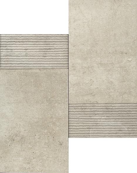 Land Midland Ivory Mosaico 3D 28.5x28.5