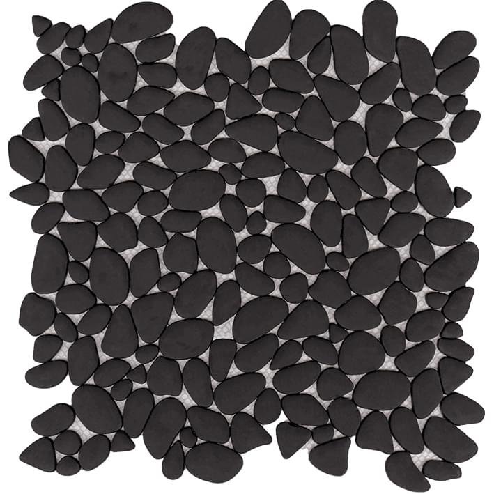 LAntic Colonial Boulder Mosaics Black 30.5x30.5