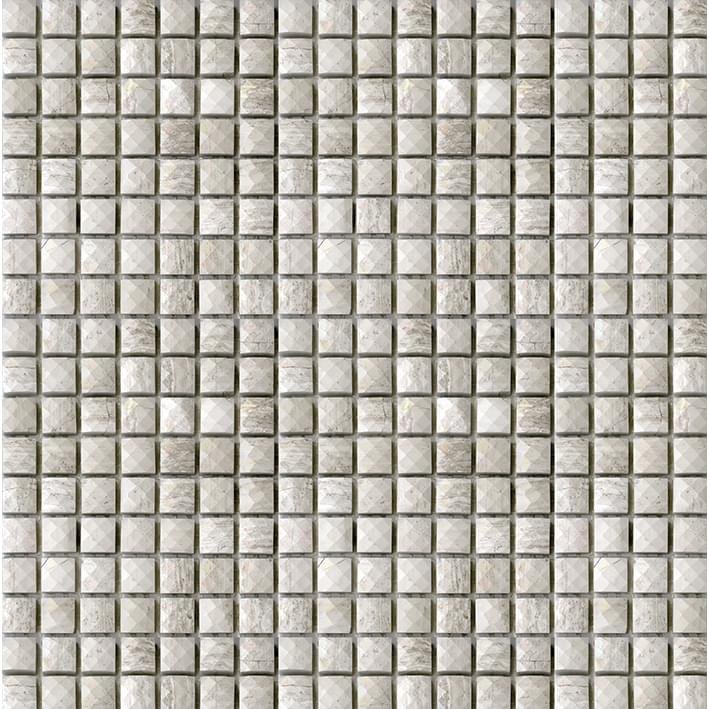 LAntic Colonial Essential Mosaics Diamond Silver Wood 30.5x30.5