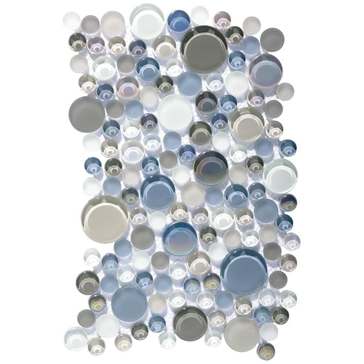 LAntic Colonial Glacier Mosaics Moon Metallic Сremas 19x29