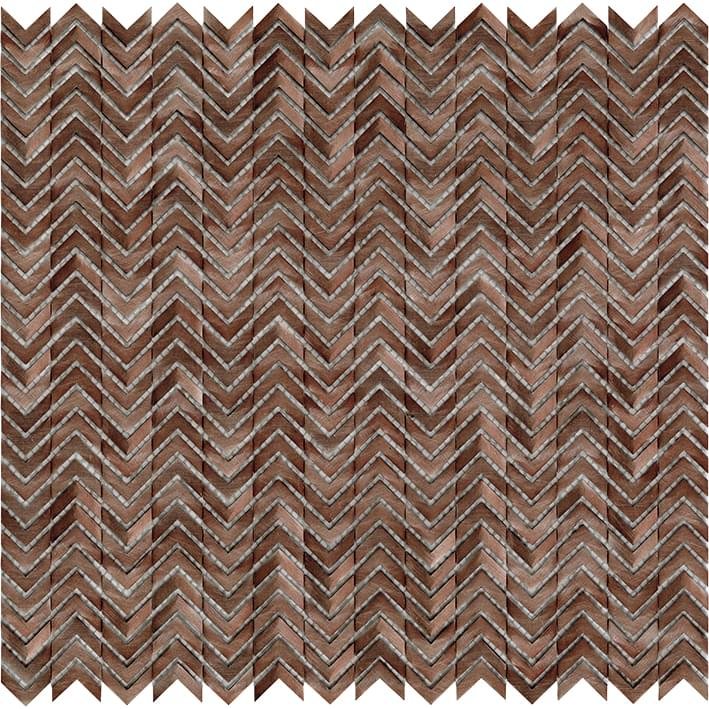 LAntic Colonial Gravity Mosaics Aluminium Arrow Copper 29.8x30