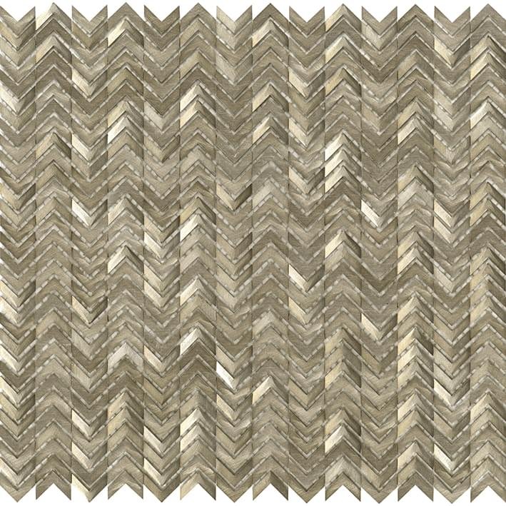 LAntic Colonial Gravity Mosaics Aluminium Arrow Gold 29.8x30