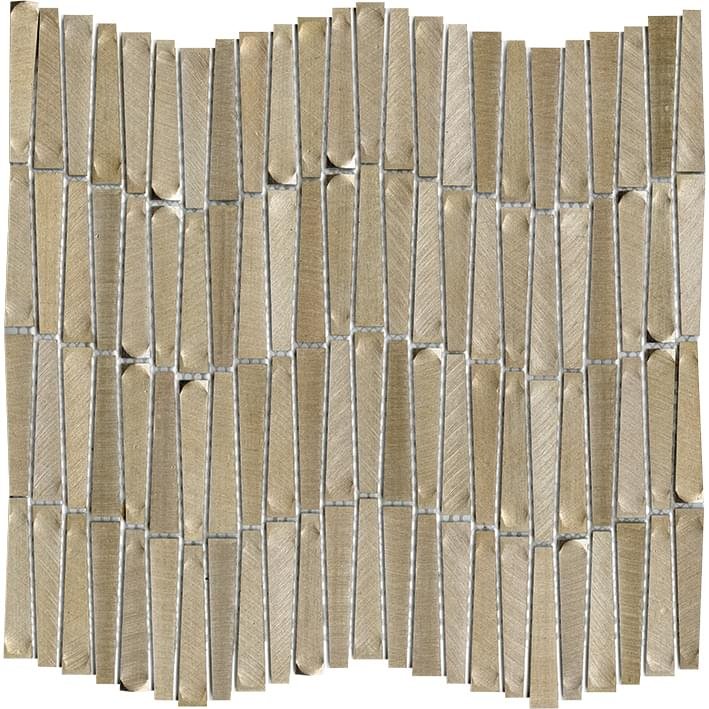 LAntic Colonial Gravity Mosaics Aluminium Wave Gold 28.9x30.2