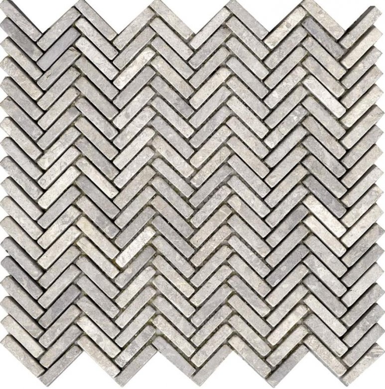 LAntic Colonial Mosaics Paradise Arrow Gris 29.2x27.2