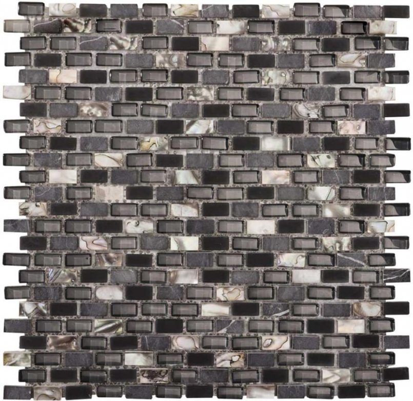 LAntic Colonial Mosaics Tribal Pearl Black 28.6x28.3