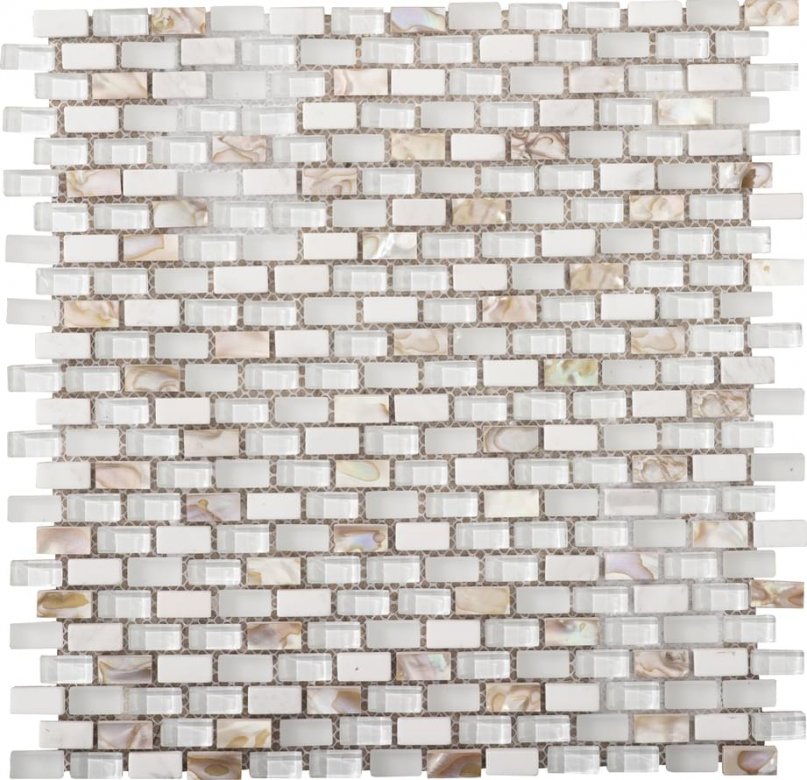 LAntic Colonial Mosaics Tribal Pearl White 28.6x28.3