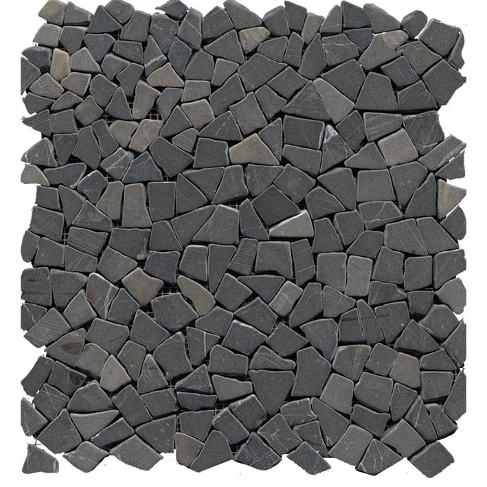 LAntic Colonial Paradise Mosaics Minibroken Edge Negro 32x32