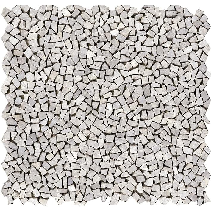 LAntic Colonial Paradise Mosaics Tinybroken Edge Gris 31x31