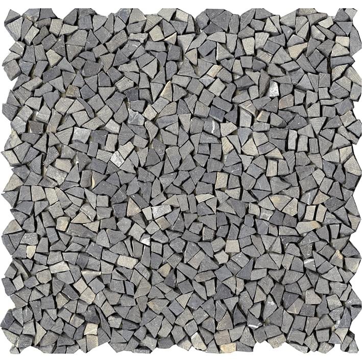 LAntic Colonial Paradise Mosaics Tinybroken Edge Negro 31x31