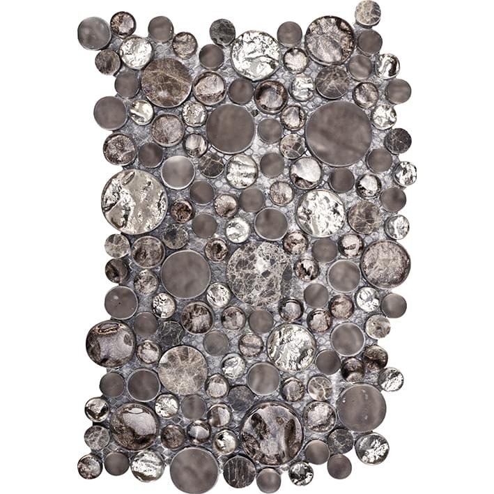 LAntic Colonial Treasures Mosaics Bronze Emperador Moon 19x29