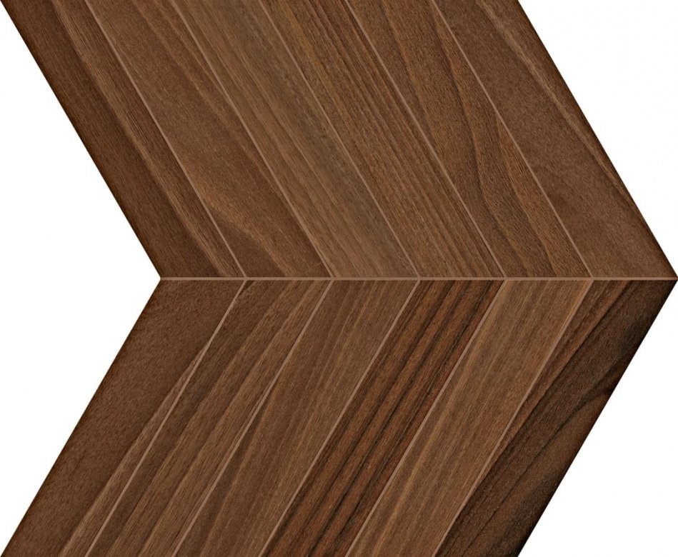 Lea Ceramiche Bio Select Chevron Walnut Tobacco 42.8x40