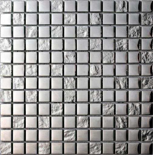 Liya Mosaic Luxury Silver 30x30