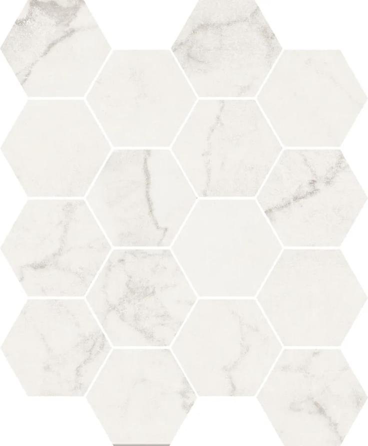 Magica Antica Carrara White Hexagon 28.5x31