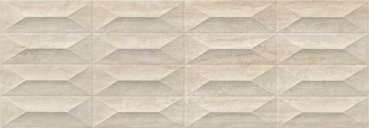 Marazzi Marbleplay Travertino Struttura Gem 3D Rett 30x90