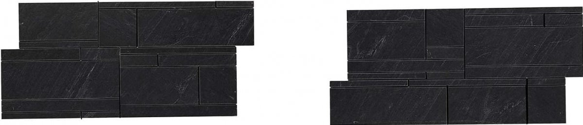 Marazzi Mystone Lavagna Nero Mureto 30x60